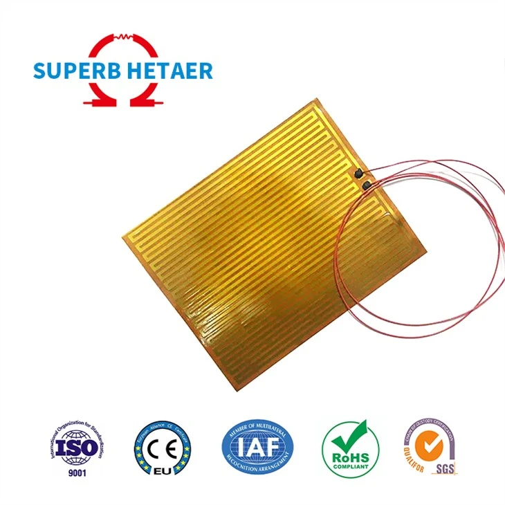 High Thermal Efficiency Kapton Polyimide Heater
